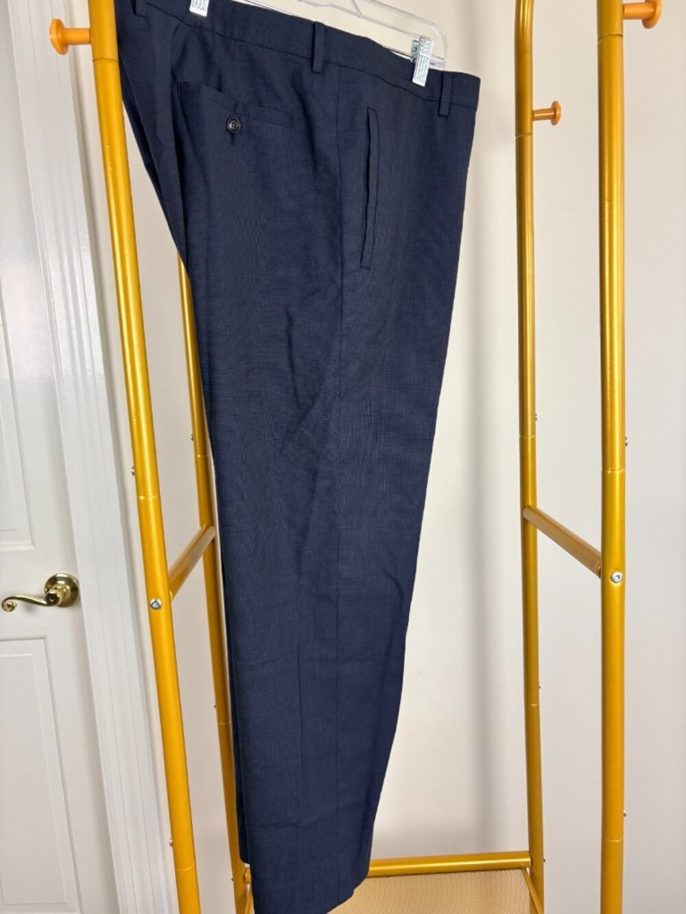 Giorgio Armani BLACK LABEL Mens Navy Dress Pants 44 Waist
